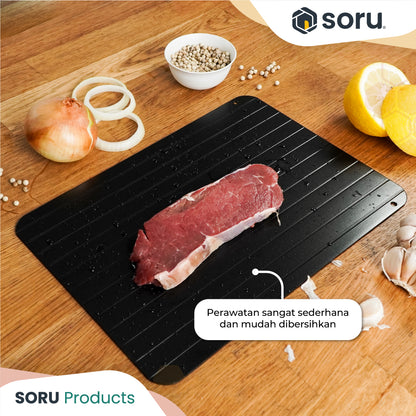 Fast Magic Defrosting Tray - Plat Pencair Es Daging Ikan Beku Sekejap