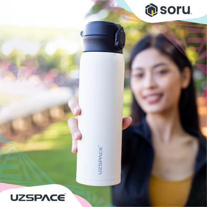 UZSPACE 4076 Botol Tumbler Thermos Air Panas Stainless Steel SUS 316