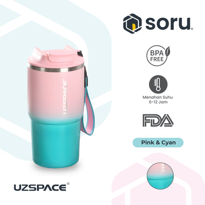 Uzspace Tumbler Coffee Mug 580ml SUS316 Vacum Insulated