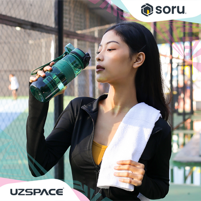 UZSPACE 5029 Botol Minum Olahraga Sedang 650 ML USA Tritan