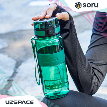 UZSPACE 5029 Botol Minum Olahraga Sedang 650 ML USA Tritan