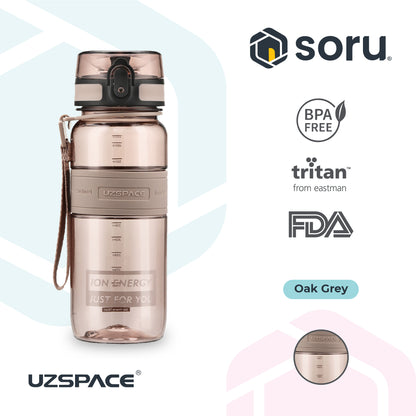 UZSPACE 5029 Botol Minum Olahraga Sedang 650 ML USA Tritan