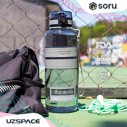 UZSPACE 5032 Botol Minum Olahraga Besar 1.5 Liter USA Tritan