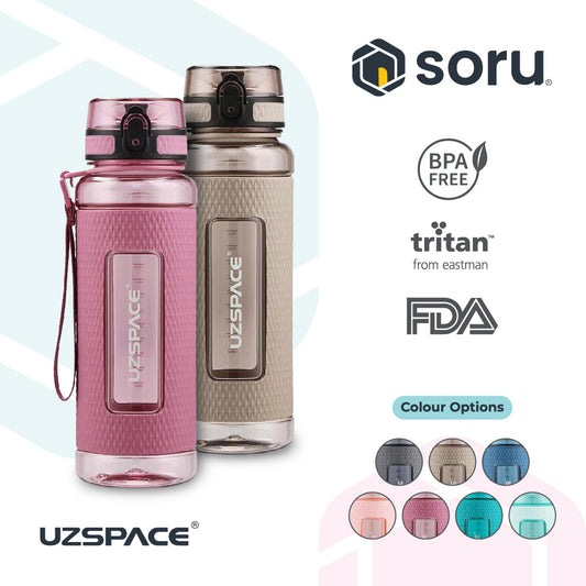 UZSPACE 5046 Botol Minum Olahraga Besar Sport Bottle 950ml USA Tritan