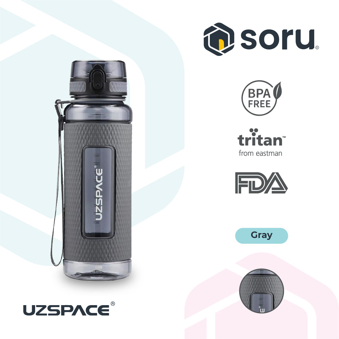 UZSPACE 5046 Botol Minum Olahraga Besar Sport Bottle 950ml USA Tritan