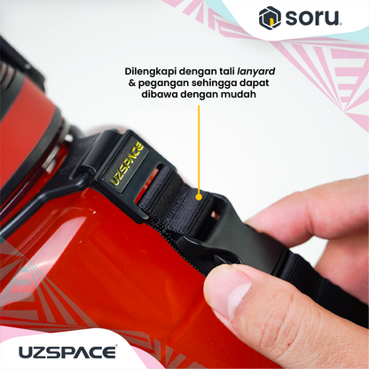 UZSPACE 6062 Botol Minum Olahraga Besar 1.5 Liter USA Tritan