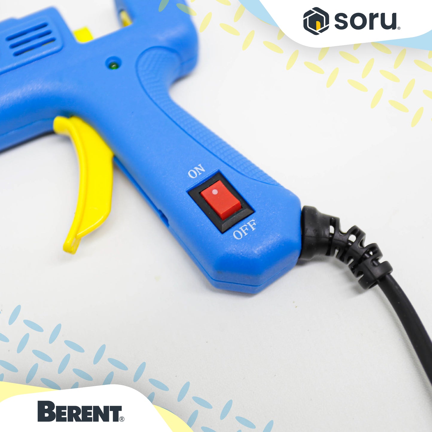 BERENT Lem Tembak 20 Watt Hot Melt Glue Gun BT9342