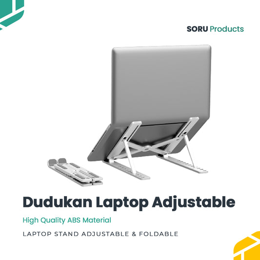 Dudukan Laptop Stand Tablet Stand Adjustable Foldable ABS Material N100