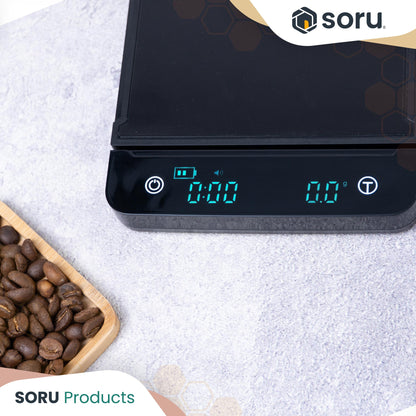 Timbangan Kopi 3Kg / 0.1Gr Digital Timer V60 Drip Coffee Scale Premium USB