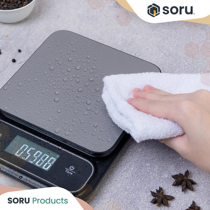 Timbangan Dapur Digital Waterproof Kitchen Scale Premium 5Kg/1Gr USB