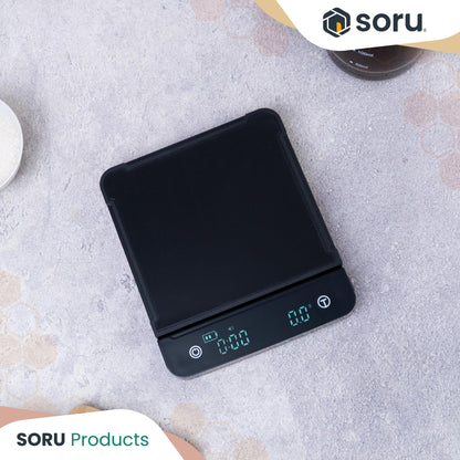 Timbangan Kopi 3Kg / 0.1Gr Digital Timer V60 Drip Coffee Scale Premium USB