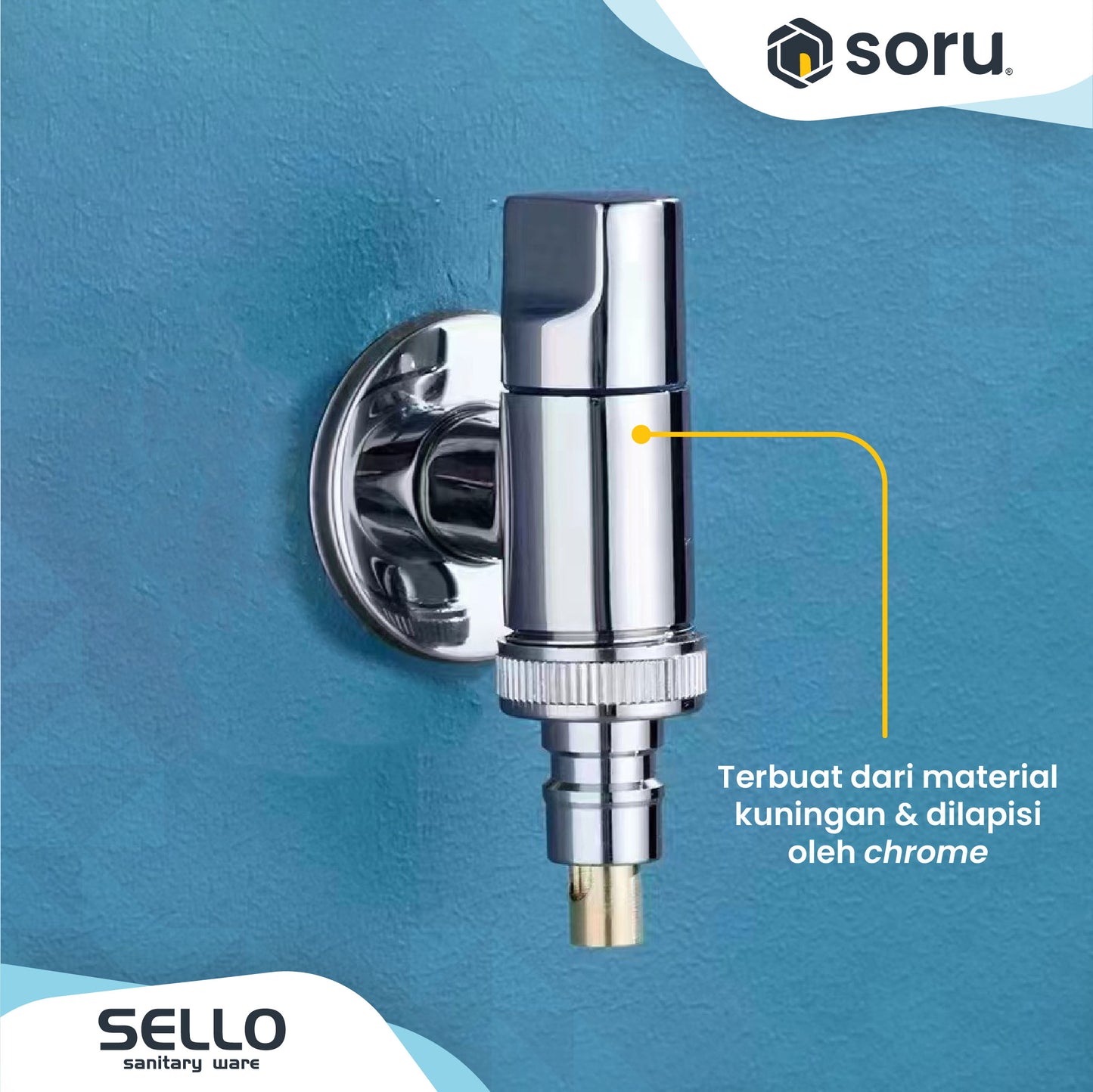 Sello Washing Tap Kran / Keran Mesin Cuci 1 Outlet SL9620