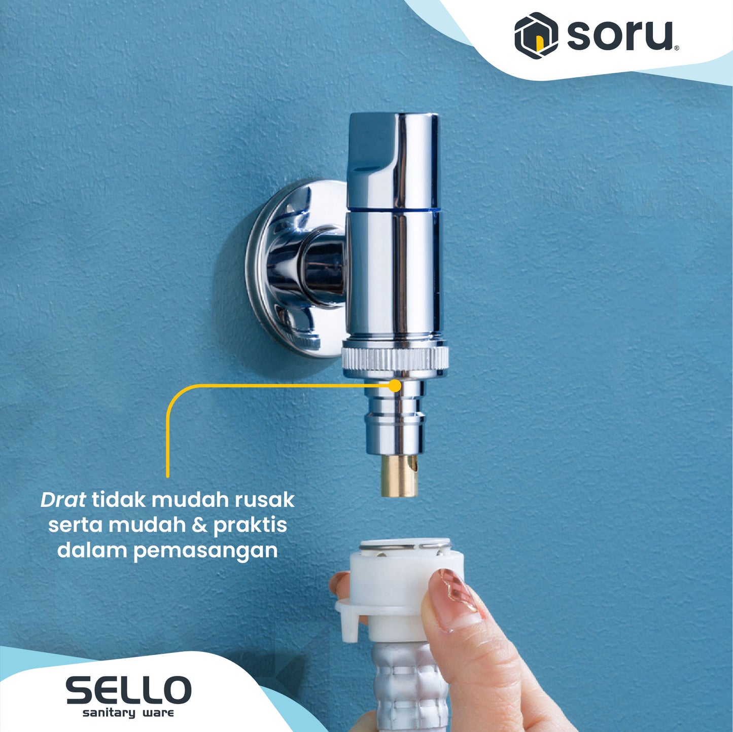 Sello Washing Tap Kran / Keran Mesin Cuci 1 Outlet SL9620