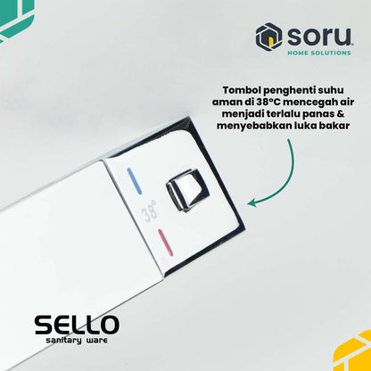 SELLO Set Shower Tiang Dengan Pengaturan Temperature Constant SL9825