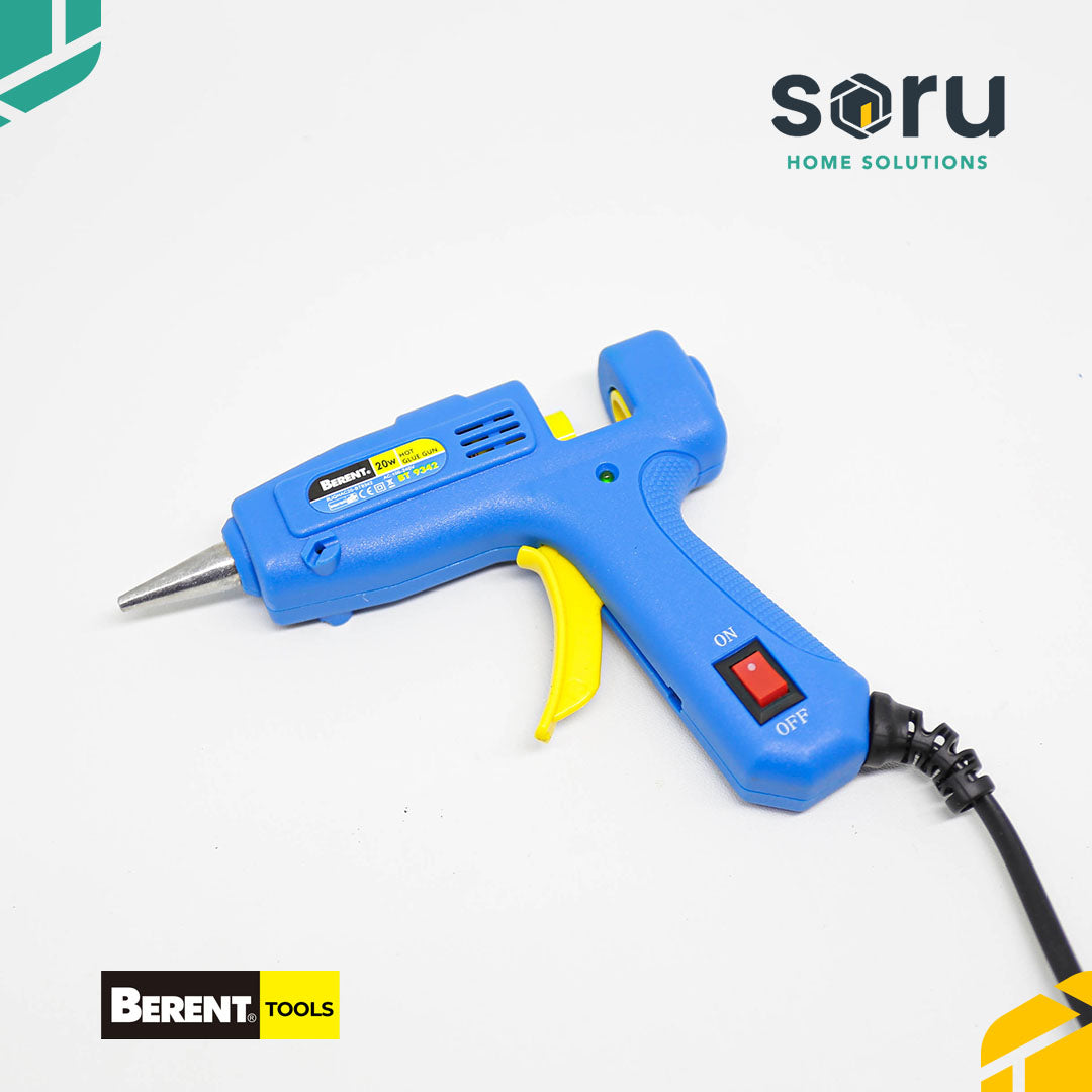 BERENT Lem Tembak 20 Watt Hot Melt Glue Gun BT9342