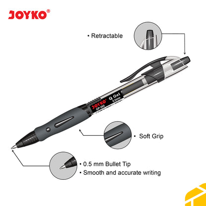 JOYKO Gel Pen Pulpen Pena Ballpoint Q GEL GP-265 0.5 mm