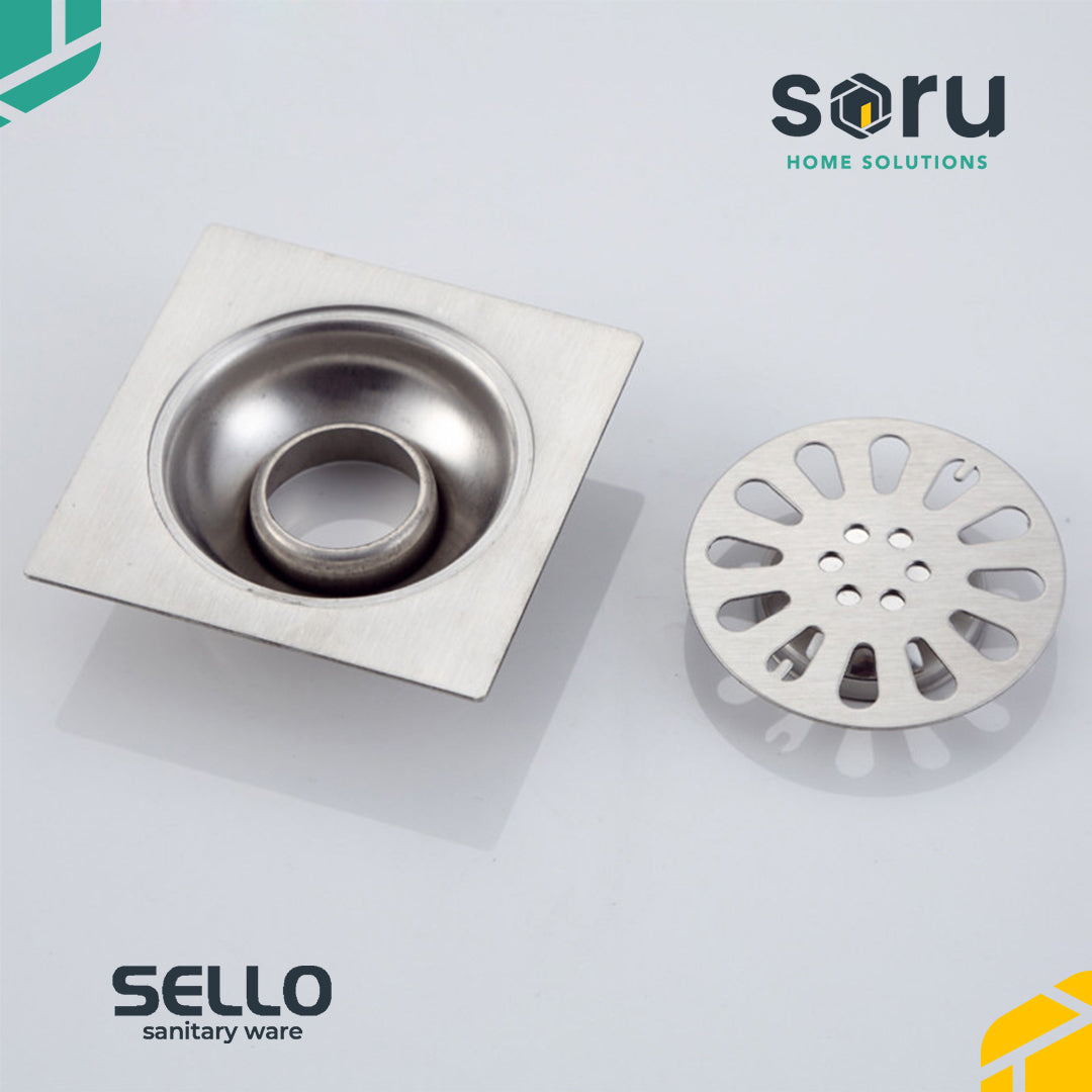 SELLO Saringan Got Floor Drain Kamar Mandi Stainless Steel SL6101