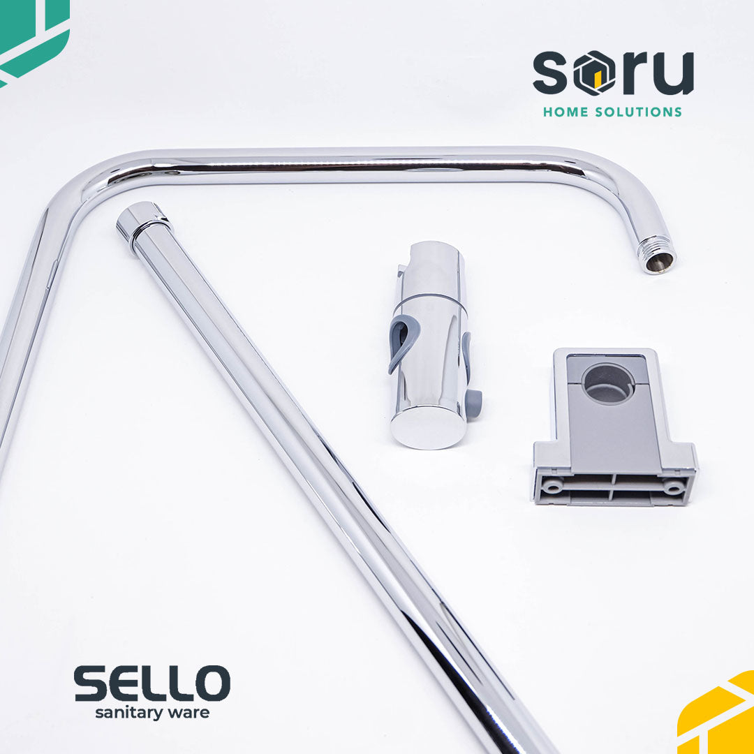 SELLO Set Shower Tiang Chrome Column Set - Shower Mandi - Mixer SL9811