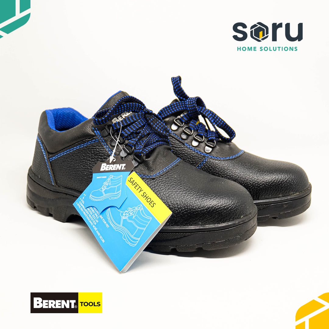 BERENT Sepatu Proyek Safety Shoes Pendek Ujung Besi Outdoor