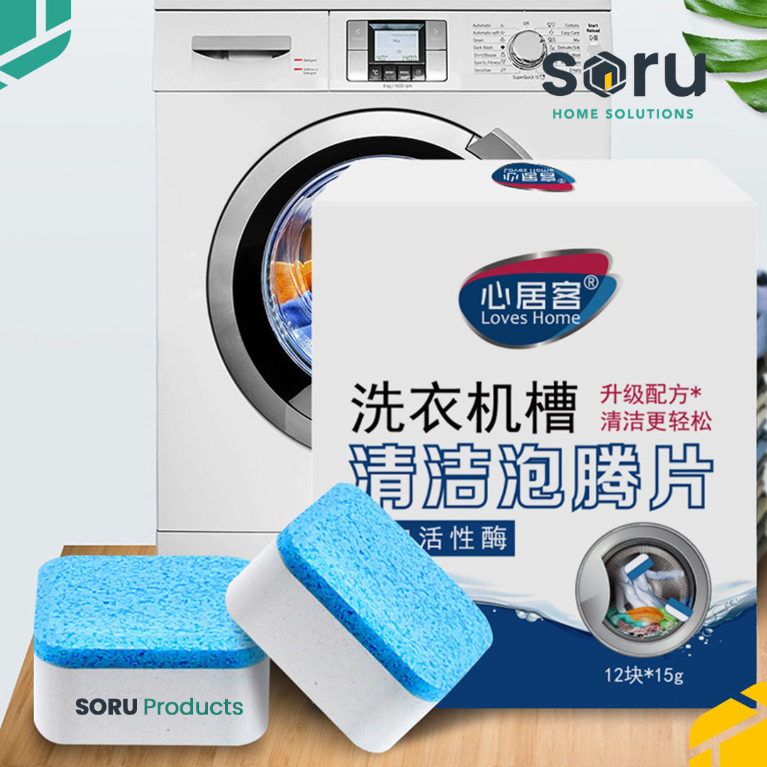 Tablet Pembersih Mesin Cuci - Deep Cleaning Washing Machine Isi 12