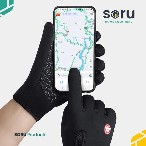 B-FOREST Sarung Tangan Motor/Sepeda Touch Screen Waterproof Windproof