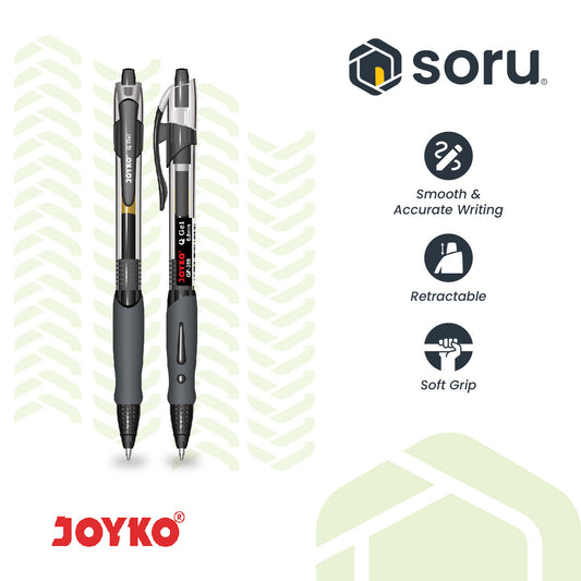 JOYKO Gel Pen Pulpen Pena Ballpoint Q GEL GP-265 0.5 mm