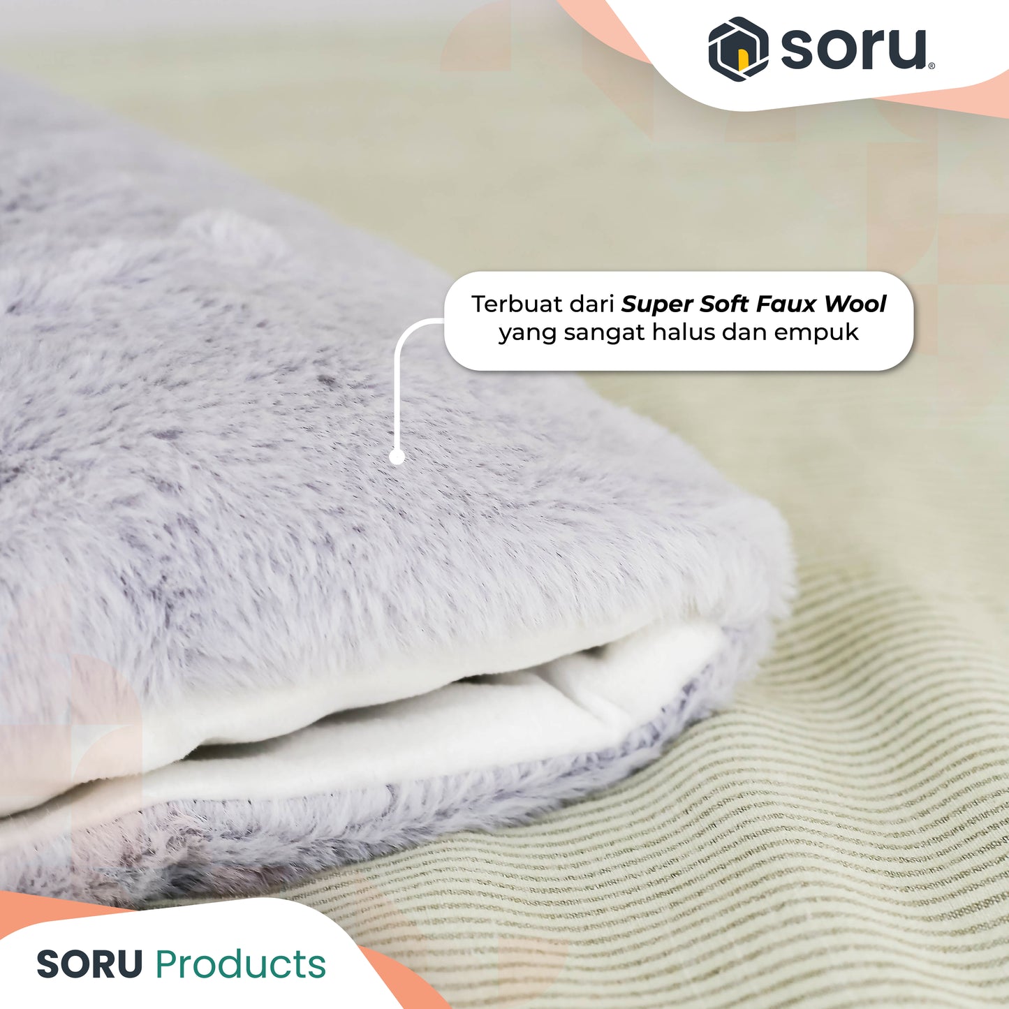 Sarung Bantal Terapi Kompres Air Panas Elektrik Portable Heating Pad