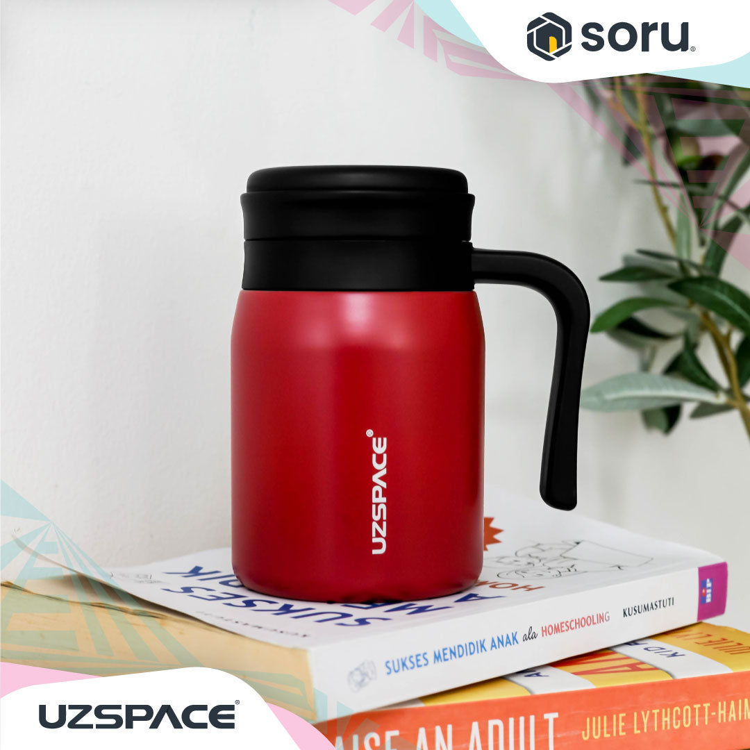 UZSPACE 4078 Mug Minum Thermos Air Panas Stainless Steel SUS 316