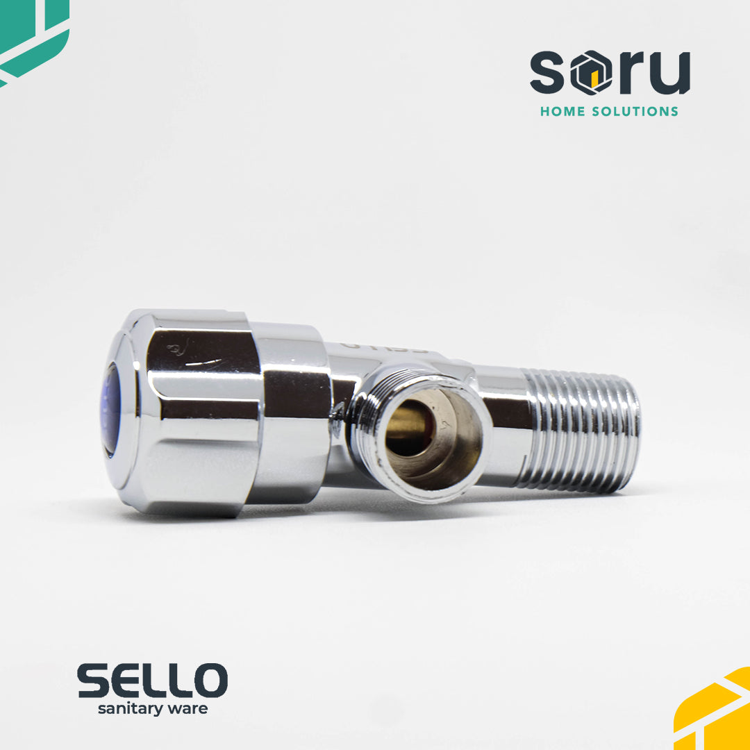 SELLO Stop Kran WC Cabang 1/2" / Keran T Jet Shower Kloset SL9711