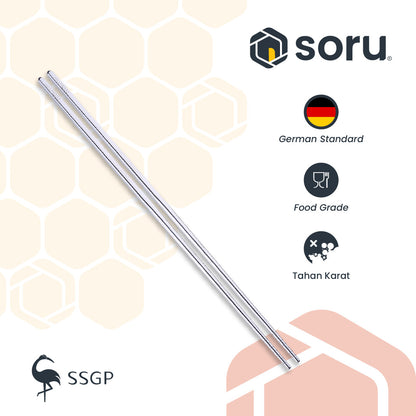 SSGP Chopstick Sumpit Masak Panjang 36cm Stainless SUS304