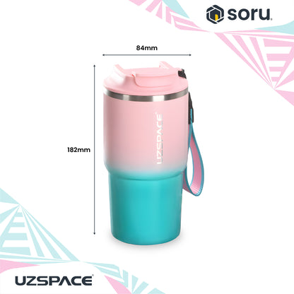 Uzspace Tumbler Coffee Mug 580ml SUS316 Vacum Insulated