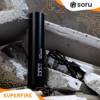 SUPERFIRE Senter LED UV Flashlight 800mAh SFS11-H