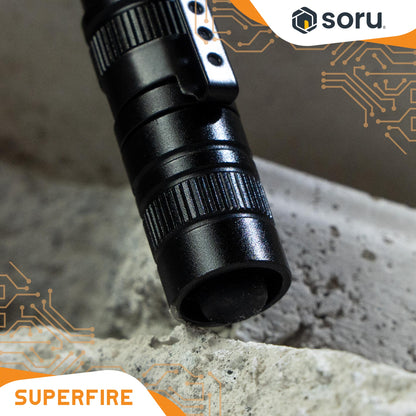 SUPERFIRE Senter LED Mini Pen Light 55 Lumens AAA Battery IP44 SFX18