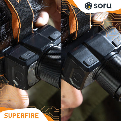 SUPERFIRE Lampu Kepala Senter Kepala Headlamp Outdoor Waterproof 700 Lumens SFHL25