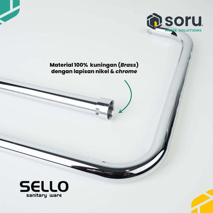 SELLO Set Shower Tiang Dengan Pengaturan Temperature Constant SL9825