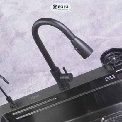 Set Kitchen Sink Stainless Steel SUS304 & Pembersih Gelas