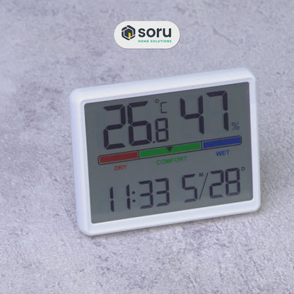 Hygrometer Humidity Meter White 8280 Thermometer Pengukur Lembab Ruang