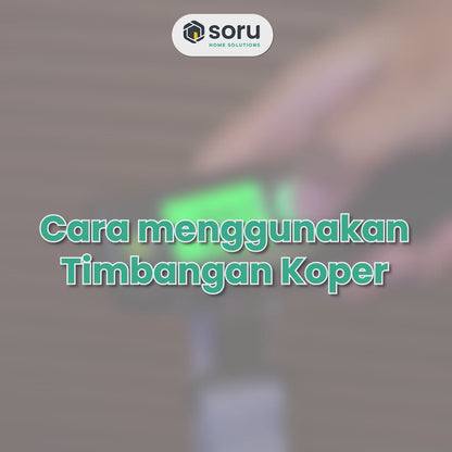 Timbangan Koper Digital 50Kg Stainless Travel Luggage Scale